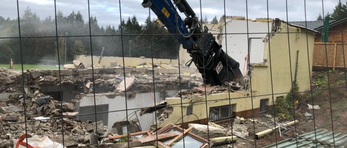 Clubhaus ist Geschichte