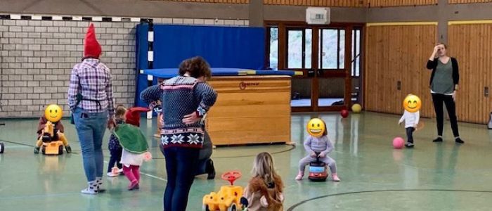 Fasching im Kinderturnen