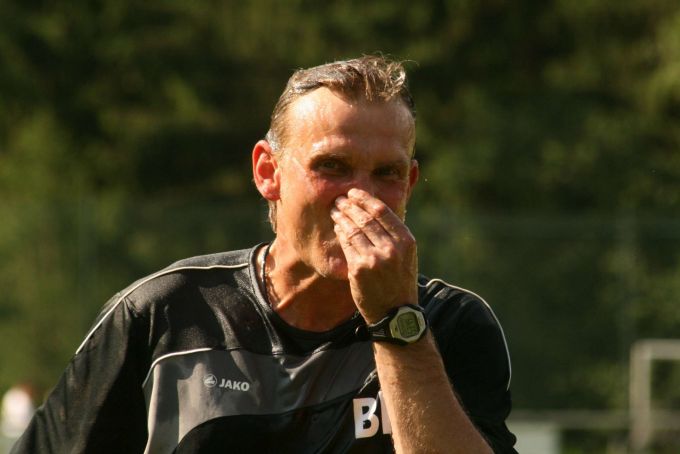 Bierdusche für den Trainer