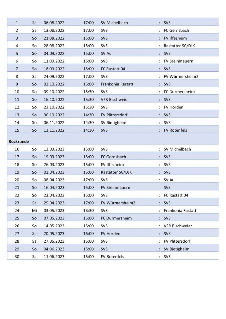 Spielplan 22-23