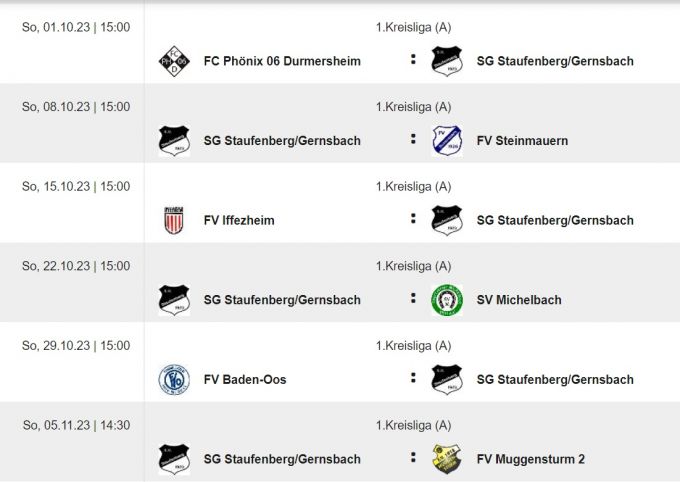 Spielplan