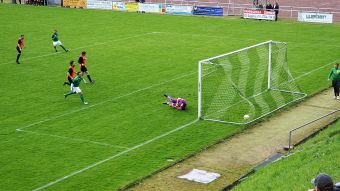 1:0 Kevin Schlindwein in der 3. Minute
