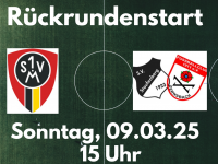 Rückrundenstart am 09.03.25
